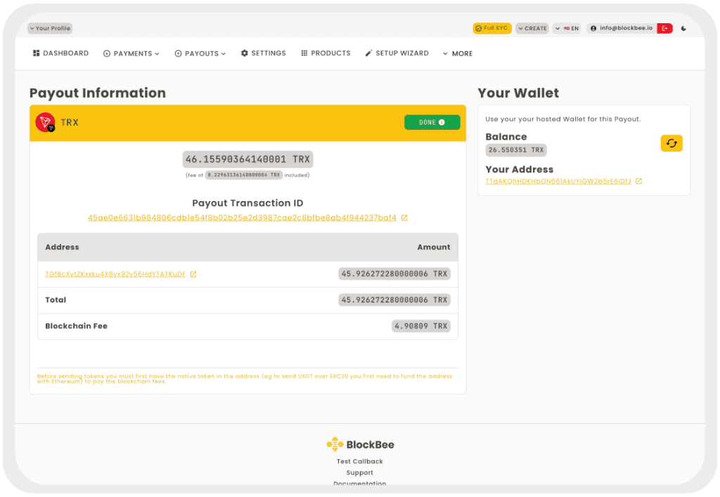 Payouts